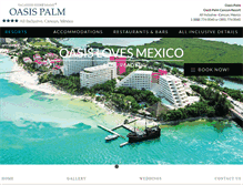 Tablet Screenshot of oasispalmbeach.com